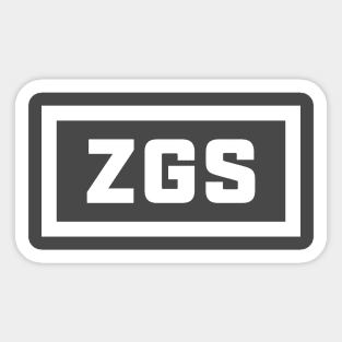 Zero Game Sense Brand Shirt Sticker